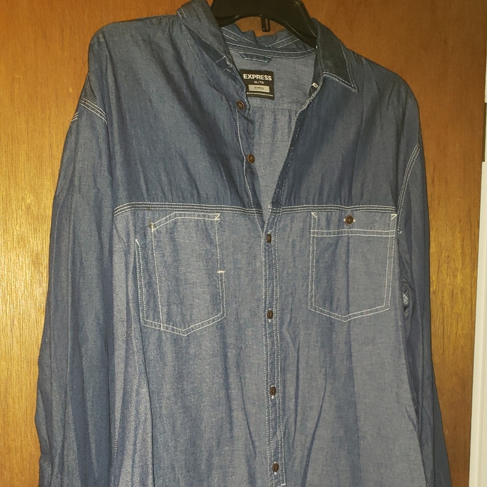 Button Down Jean shirt